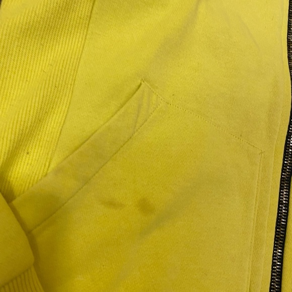 Armani Exchange Neon Yellow Hoodie - Picture 2 of 4